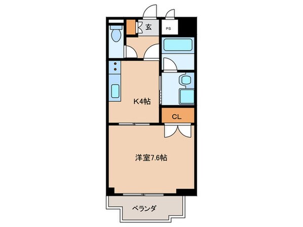 セジュール二ツ杁の物件間取画像